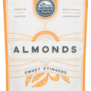 BACKATTACK SNACKS: Sweet Stinger Almonds, 8 oz