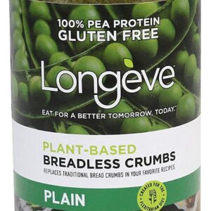 LONGEVE BRANDS: Plain Plant-Based Breadless Crumbs, 5.5 oz