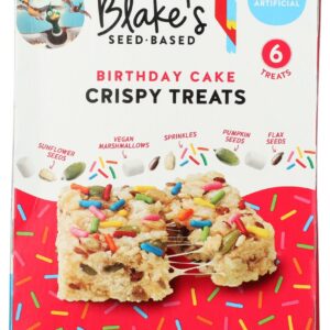 BLAKES SEED BASED: Rice Crispy Treat Birthday Cake 6Pk, 4.68 oz