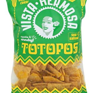 VISTA HERMOSA: Sea Salted Corn Totopos, 9 oz