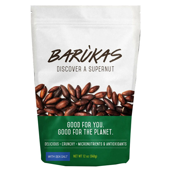 BARUKAS: Nuts With Sea Salt, 12 oz
