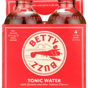 BETTY BUZZ: Tonic Water Cocktail Mixer 4 Pack, 36 fo
