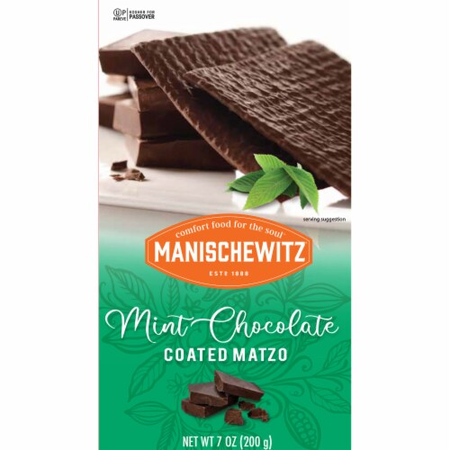MANISCHEWITZ: Mint Chocolate Coated Matzo, 7 OZ