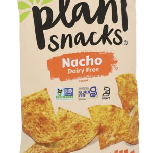 PLANT SNACKS BRAND: Dairy Free Nacho Tortilla Chips, 8 oz