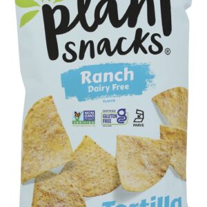 PLANT SNACKS BRAND: Dairy Free Ranch Tortilla Chips, 8 oz