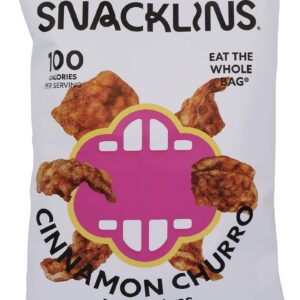 SNACKLINS: Cinnamon Churro Plant Crisps, 3 oz