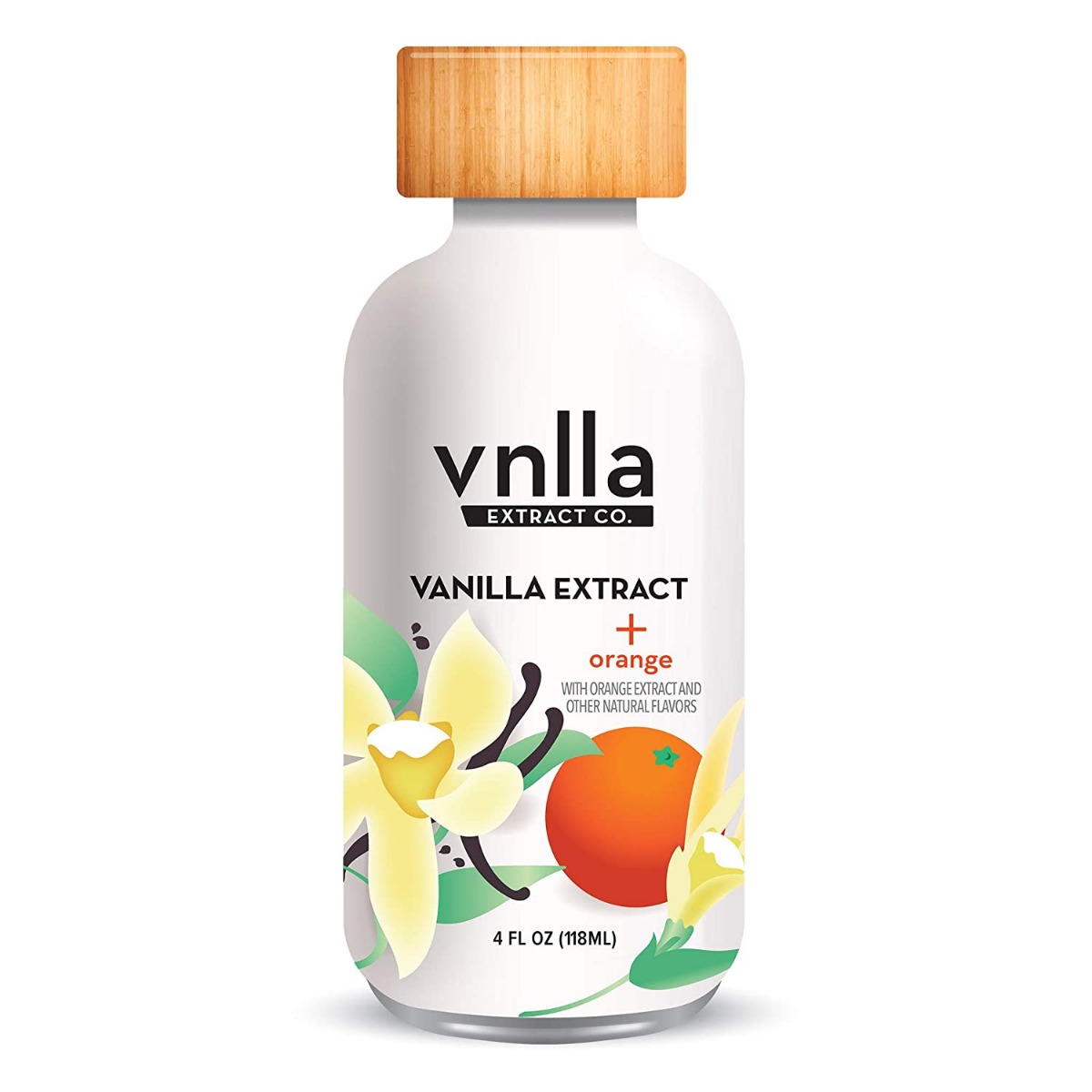 VNLLA EXTRACT CO.: Extract Madagascar Vanilla & Orange, 4 fl oz
