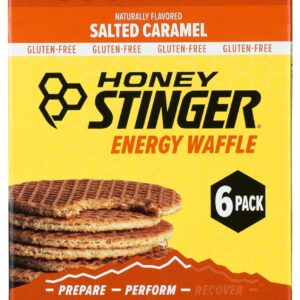 HONEY STINGER: Salted Caramel Waffle 6 Count, 6.36 oz