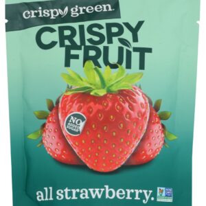 CRISPY GREEN: Strawberry Dried Single Serve, 0.42 OZ