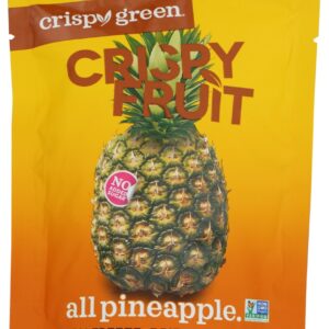 CRISPY GREEN: Pineapple Dried Single Serve, 0.63 OZ