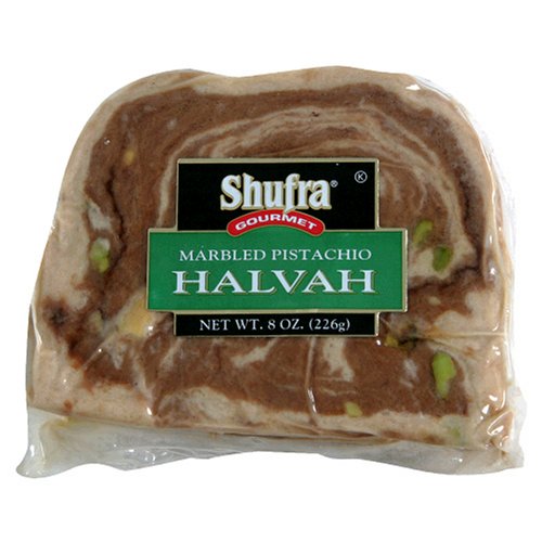 SHUFRA: Marbled Pistachio Halvah, 8 oz