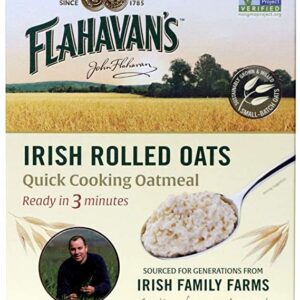 FLAHAVANS: Irish Rolled Oats, 16 oz