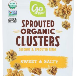 GO RAW: Clusters Coconut And Sprouted Seeds Sweet N Salty, 3 OZ