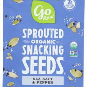 GO RAW: Seeds Snack Sea Salt Pepper, 4 OZ