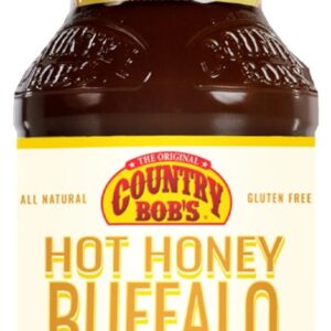 COUNTRY BOBS: Hot Honey Buffalo Wing Sauce, 18 oz