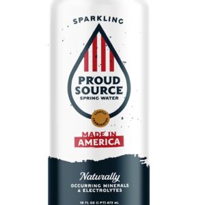 PROUD SOURCE: Made in America Sparkling Spring Water 8pk, 128 fl oz