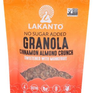 LAKANTO: Cinnamond Almond Crunch Keto Granola, 11 oz