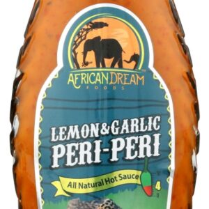 AFRICAN DREAM FOODS: Lemon and Garlic Peri Peri Sauce, 5 fo