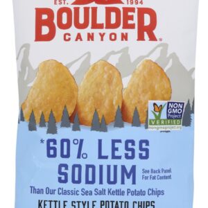 BOULDER CANYON: Classic Lightly Salted Potato Chips, 6.5 oz