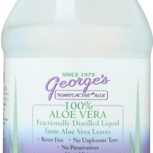 GEORGES: Aloe Vera Distilled Liquid, 128 oz