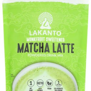 LAKANTO: Sugar Free Matcha Latte Drink Mix, 10 oz