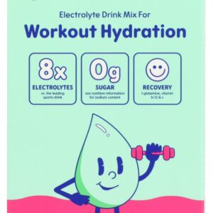 WATERBOY: Strawberry Lemonade Workout Hydration 10Pkt, 2.16 oz
