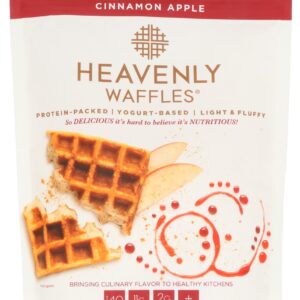 HEAVENLY WAFFLES: Cinnamon Apple Heavenly Waffles, 13.5 oz
