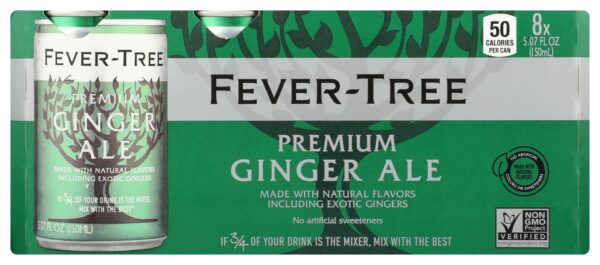 FEVER TREE: Ginger Ale Soda 8Pack, 40.56 fl oz