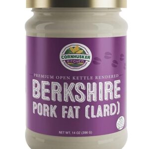 CORNHUSKER KITCHEN: Berkshire Premium Pork Lard, 14 oz