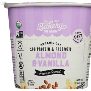BAKERY ON MAIN: Oatmeal Cup Alm Van Org, 1.9 oz
