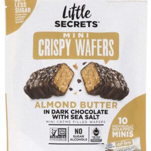 LITTLE SECRETS LLC: Wafer Drk Choc Almnd Btr, 3.5 oz