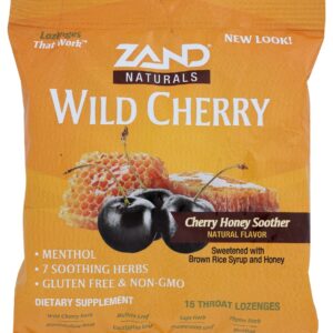 ZAND: Herbal Lozenge Wild Cherr, 15 pc