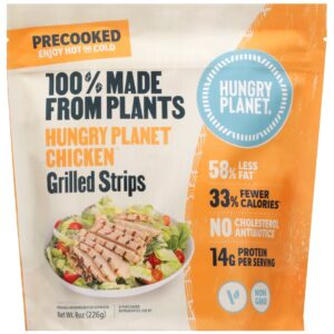 HUNGRY PLANET INC: Chicken Strips Grill Plnt, 8 oz