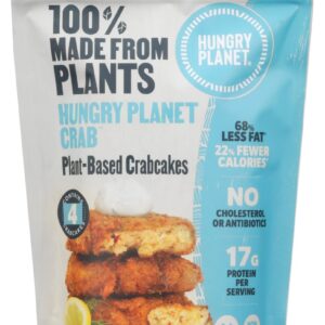 HUNGRY PLANET INC: Crab Cakes Plant Base, 16 oz