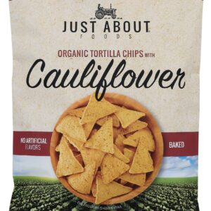 JUST ABOUT FOODS: Chip Trtila Caulflwr Bkd, 7 oz