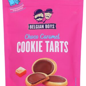 BELGIAN BOYS: Cookie Tart Choc Caramel, 4.4 oz