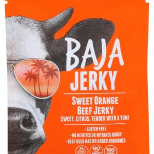 BAJA JERKY: Jerky Sweet Orange, 1 oz