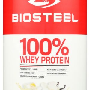 BIOSTEEL: Whey Protein Pwdr Vanilla, 26.5 oz