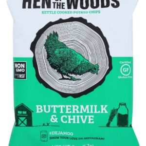 HEN OF THE WOODS: Chips Bttrmlk N Chive 2Oz, 2 oz