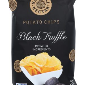 NATURAL NECTAR: Chips Potato Blk Truffle, 5 oz