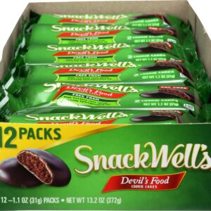 SNACKWELLS: Cake 2Pk Devils Food, 13.2 oz