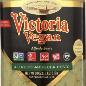 VICTORIA: Sauce Vegan Alfredo Angula Pesto, 18 oz