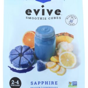 EVIVE SMOOTHIE CUBES: Cube Plnt Bsd Sapre Smthe, 10.58 oz