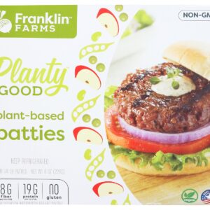FRANKLIN FARMS: Burger Patties Plant Base, 8 oz