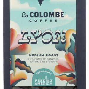 LA COLOMBE: Coffee Whl Bean Lyon, 12 oz