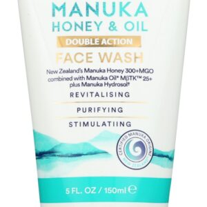 MELORA: Manuka Honey Oil Face Wash, 5 fl oz