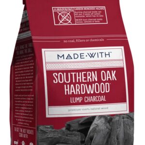 MADE WITH: Southern Oak Hardwood Lump Charcoal, 8 lb