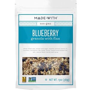 MADE WITH: Blueberry Granola With Flax, 13 oz