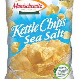 MANISCHEWITZ: Kettle Chips Sea Salt, 6 oz