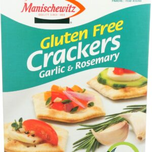 MANISCHEWITZ: Garlic And Rosemary Gluten Free Crackers, 8 oz